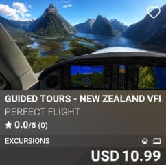 Guided Tours - New Zealand VFR by Perfect Flight. USD 10.99. New on PC and Xbox