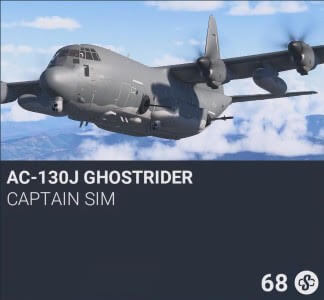 AC-130J Ghostrider by Captain Sim. SC 68. New on PS5