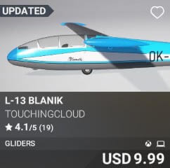 L-13 Blanik by TouchingCloud. USD 9.99. Update on PC and Xbox