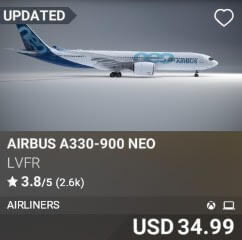 Airbus A330-900 NEO by LVFR. USD 34.99. Update on PC and Xbox