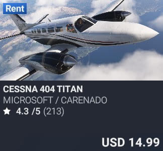 Cessna 404 Titan by Microsoft / Carenado. USD 14.99. Update on PC and Xbox