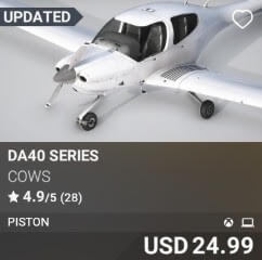DA40 Series by COWS. USD 24.99. Update on PC and Xbox