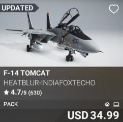 F-14 Tomcat by Heatblur-IndiaFoxtEcho. USD 34.99. Update on PC and Xbox
