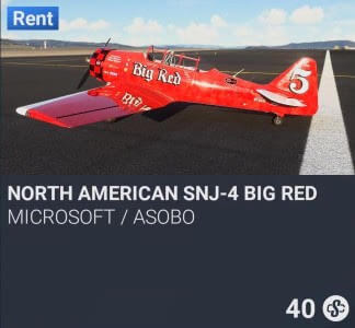 North American SNJ-4 Big Red by Microsoft / Asobo. SC 40. New on PS5