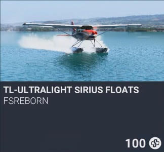 TL-Ultralight Sirius Floats by FSReborn. SC 100. New on PS5