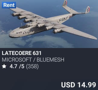 Latecoere 631 by Microsoft / BlueMesh. USD 14.99. Update on PC and Xbox