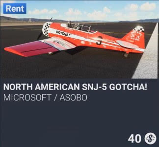 North American SNJ-5 Gotcha! by Microsoft / Asobo. SC 40. New on PS5