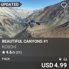 Beautiful Canyons #1 by Koschi. USD 4.99. Update on PC and Xbox
