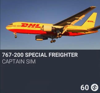 767-200 Special Freighter by Captain Sim. SC 60. New on PS5