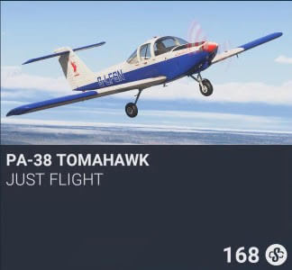 PA-38 Tomahawk by Just Flight. SC 168. New on PS5