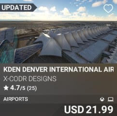 KDEN Denver International Airport by X-Codr Designs. USD 21.99. Update on PC