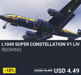L1049 SUPER CONSTELLATION V1 LIVERIES by Redwing. USD 5.49. New on PC and Xbox