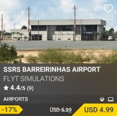 SSRS BARREIRINHAS AIRPORT by FLYT Simulations. USD 5.99. Update on PC and Xbox