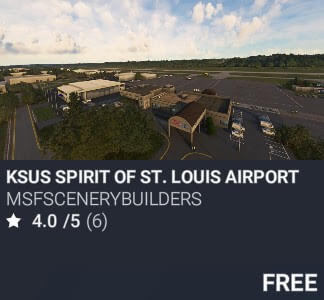 KSUS Spirit of St. Louis Airport by MSFScenerybuilders. USD 14.99. New on PC and Xbox