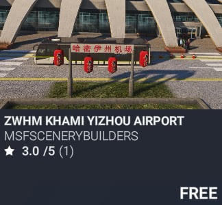 ZWHM KHami Yizhou Airport by MSFScenerybuilders. USD 14.99. New on PC and Xbox