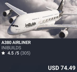 A380 Airliner by iniBuilds. USD 74.49. Update on PC and Xbox
