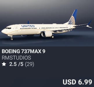 BOEING 737MAX 9 by RmStudios. USD 6.99. Update on PC and Xbox