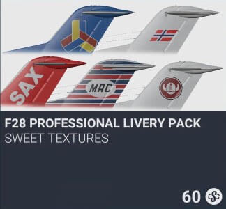 F28 Professional Livery Pack by Sweet Textures. SC 60. New on PS5