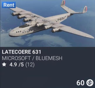 Latecoere 631 by Microsoft / BlueMesh. SC 60. Update on PS5