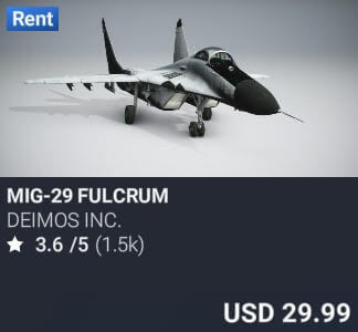 MiG-29 Fulcrum by DeimoS Inc.. USD 29.99. Update on PC and Xbox