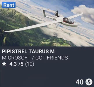 Pipistrel Taurus M by Microsoft / Got Friends. SC 40. Update on PS5