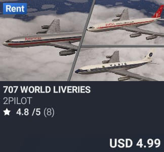 707 WORLD LIVERIES by 2PILOT. USD 4.99. Update on PC and Xbox