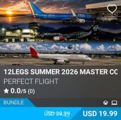 12LEGS SUMMER 2026 MASTER COLLECTION #2 by Perfect Flight. USD 19.99. New on PC and Xbox