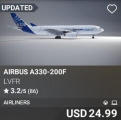 Airbus A330-200F by LVFR. USD 24.99. Update on PC and Xbox
