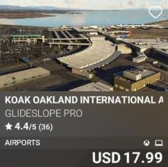 KOAK Oakland International Airport by Glideslope Pro. USD 17.99. Update on PC and Xbox