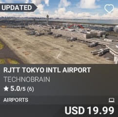 RJTT Tokyo Intl Airport by TechnoBrain. USD 19.99. Update on PC