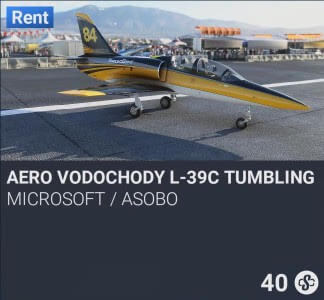 Aero Vodochody L-39C Tumbling Goose by Microsoft / Asobo. SC 40. New on PS5