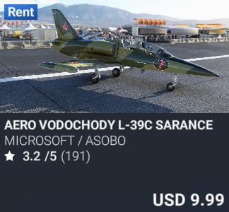 Aero Vodochody L-39C Sarance by Microsoft / Asobo. USD 9.99. New on PC and Xbox